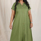Ria cords - Soft cotton - Mehendi Green