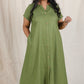 Ria cords - Soft cotton - Mehendi Green