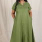 Ria cords - Soft cotton - Mehendi Green