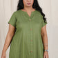 Ria cords - Soft cotton - Mehendi Green