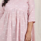 Ayra cords - Pink & Purple - Mul cotton with Soft cotton Pants + Chiffon dupatta Optional