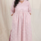 Ayra cords - Pink & Purple - Mul cotton with Soft cotton Pants + Chiffon dupatta Optional