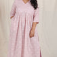 Ayra cords - Pink & Purple - Mul cotton kurta with linning + Soft cotton Pants