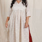 Ayra cords - Beige & Maroon - Mul cotton with Soft cotton Pants + Chiffon dupatta Optional