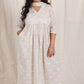 Ayra cords - Beige & Maroon - Mul cotton with Soft cotton Pants + Chiffon dupatta Optional