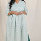 Ayra cords - Green - Mul cotton with Soft cotton Pants + Chiffon dupatta Optional