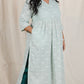 Ayra cords - Green - Mul cotton with Soft cotton Pants + Chiffon dupatta Optional