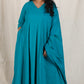 Meher -3 pc - Peacock Green - Cotton Anarkali set + mul dupatta