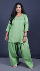 Rose - Farshi Shalwar set - Soft cotton - Green