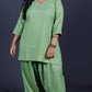 Rose - Farshi Shalwar set - Soft cotton - Green