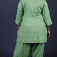 Rose - Farshi Shalwar set - Soft cotton - Green