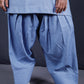 Rose - Farshi Shalwar set - Soft cotton - Blue