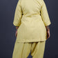 Rose - Farshi Shalwar set - Soft cotton - YELLOW