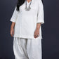 Rose - Farshi Shalwar set - Soft cotton - OFF WHITE