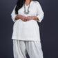 Rose - Farshi Shalwar set - Soft cotton - OFF WHITE