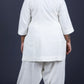 Rose - Farshi Shalwar set - Soft cotton - OFF WHITE