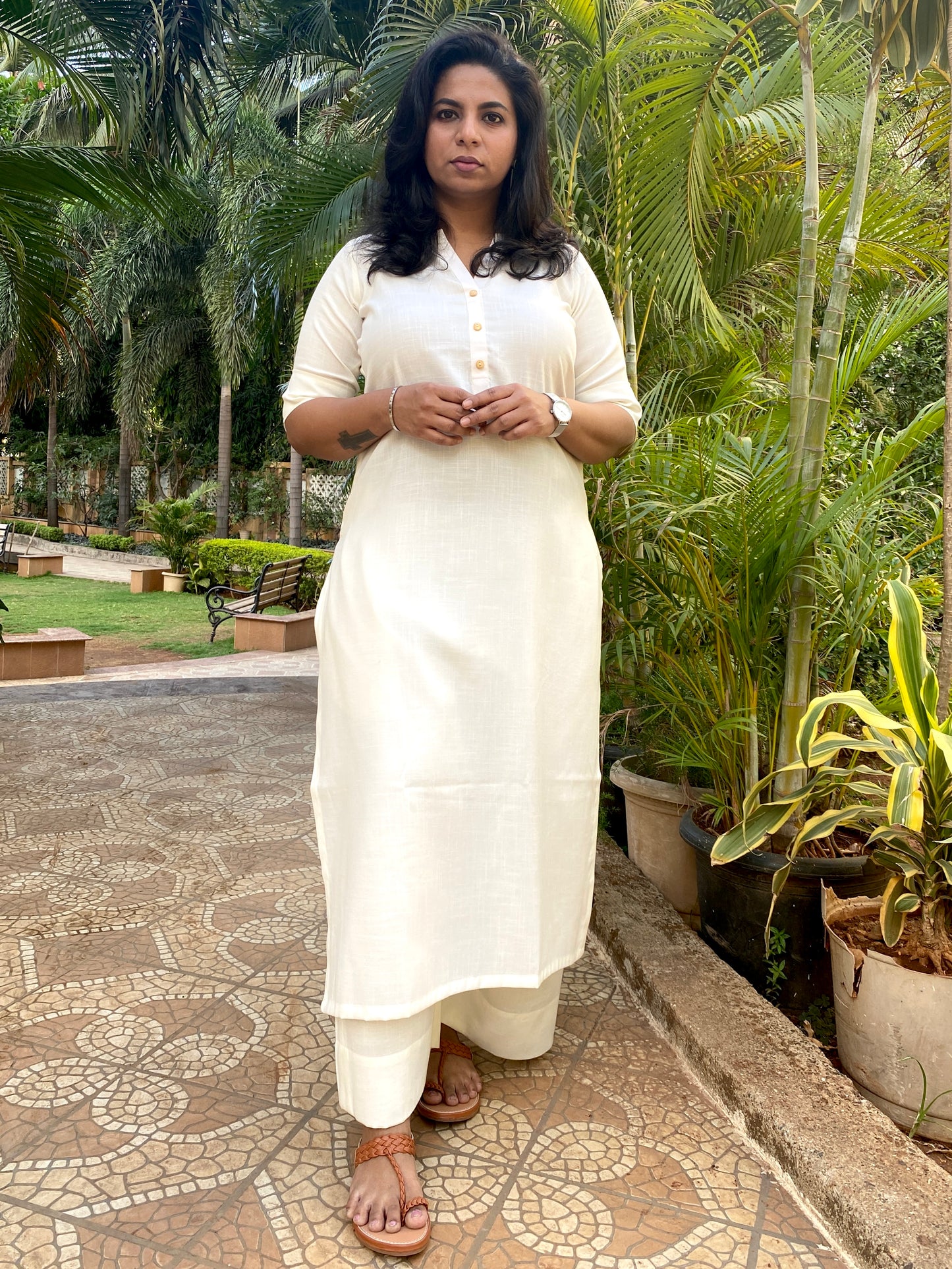Ammu - ONLY KURTA - OFF WHITE
