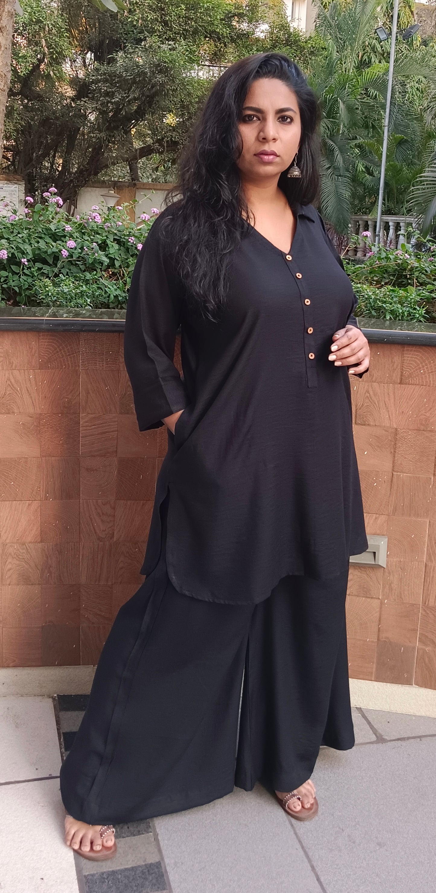 PIHU - CO ORD SET - BLACK