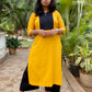 BINDU - ONLY KURTA - YELLOW