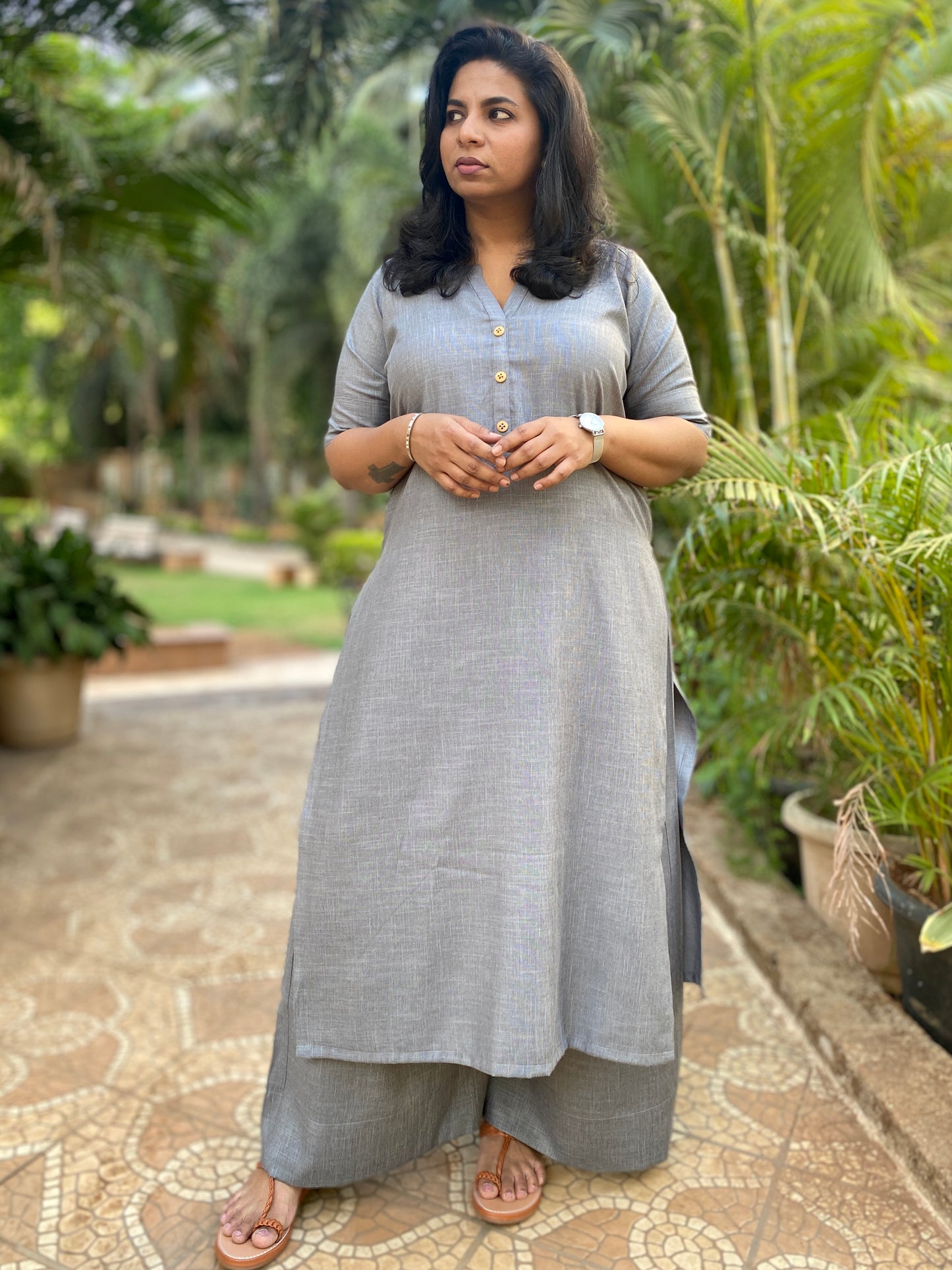 AMMU - ONLY KURTA- GREY