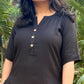 AMMU - KURTA AND PANT SET - BLACK
