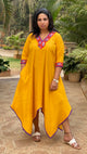 BARKHA - YELLOW MIRROR KURTA - DRESS