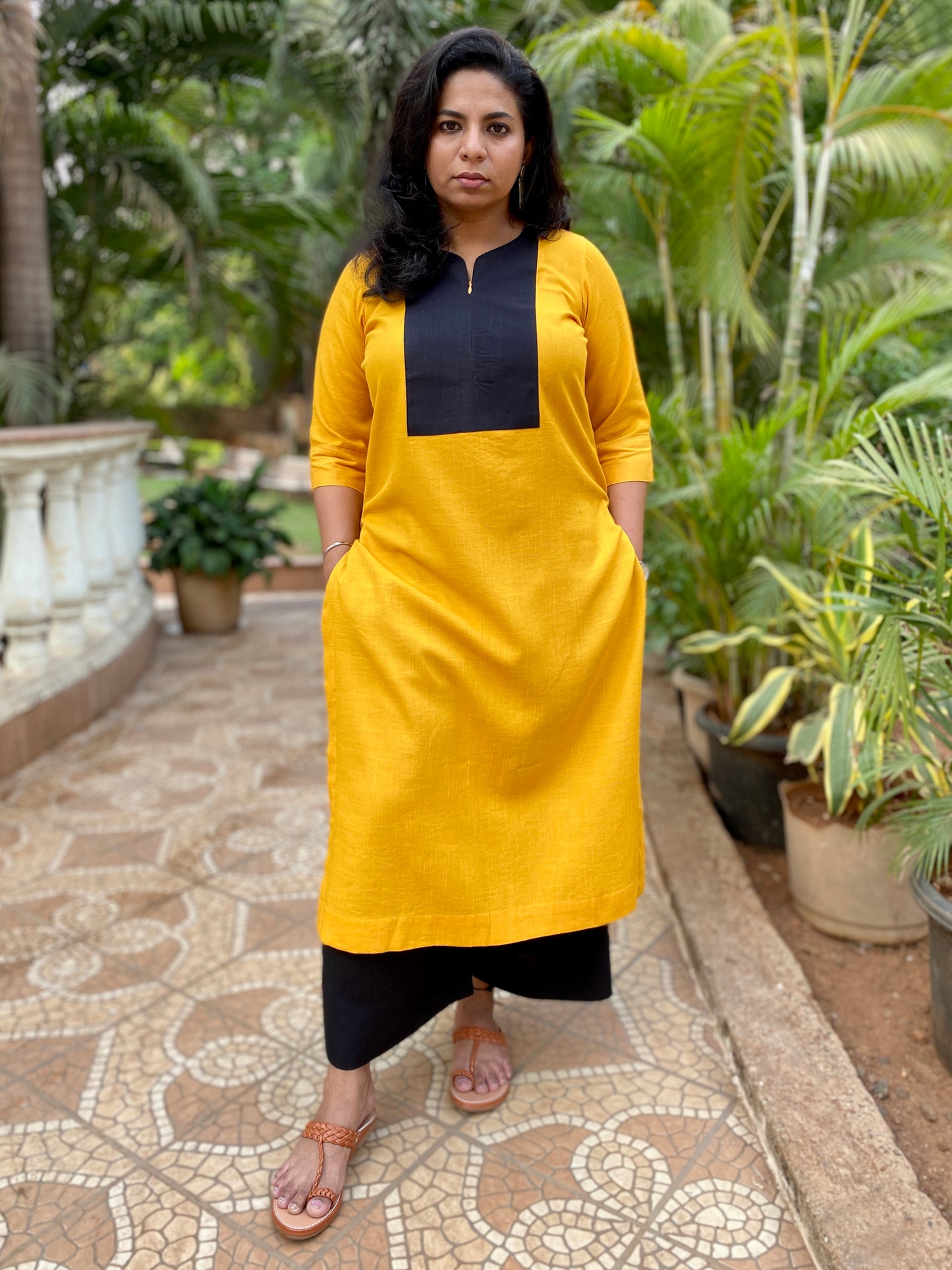 BINDU - ONLY KURTA - YELLOW