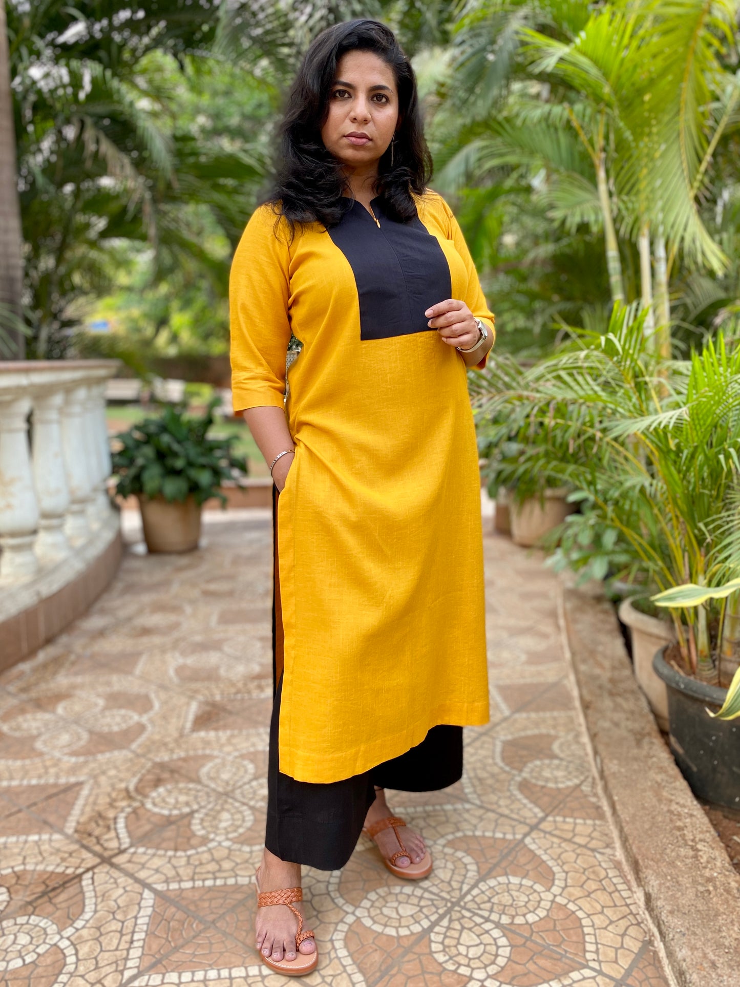BINDU - ONLY KURTA - YELLOW