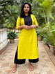 BINDU - KURTA AND PANT SET- GREEN