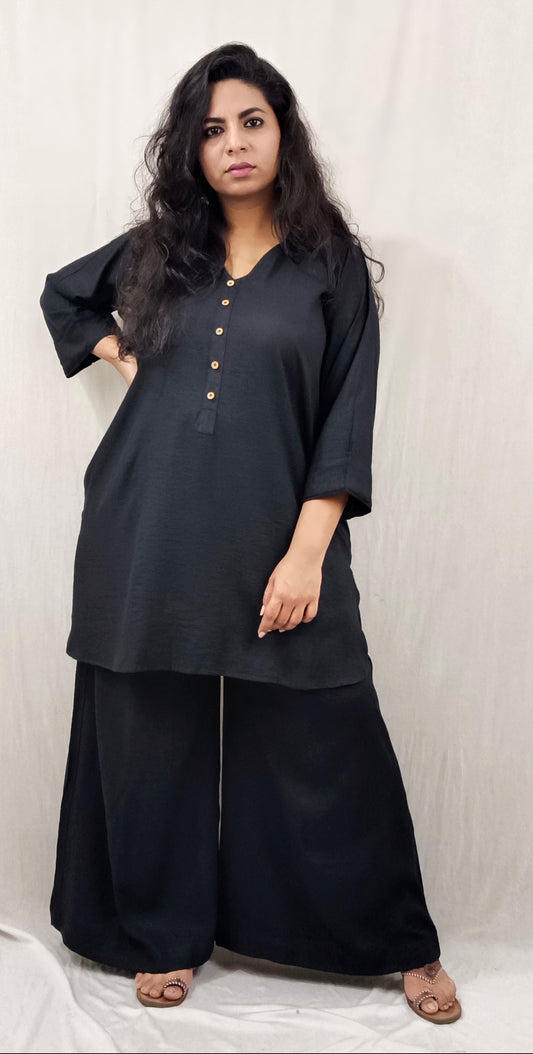 PIHU - CO ORD SET - BLACK