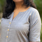 AMMU - KURTA AND PANT SET- GREY