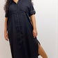 ANYA -  SHIRT DRESS -  BLACK