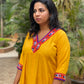 BARKHA - YELLOW MIRROR KURTA - DRESS