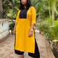 BINDU - ONLY KURTA - YELLOW