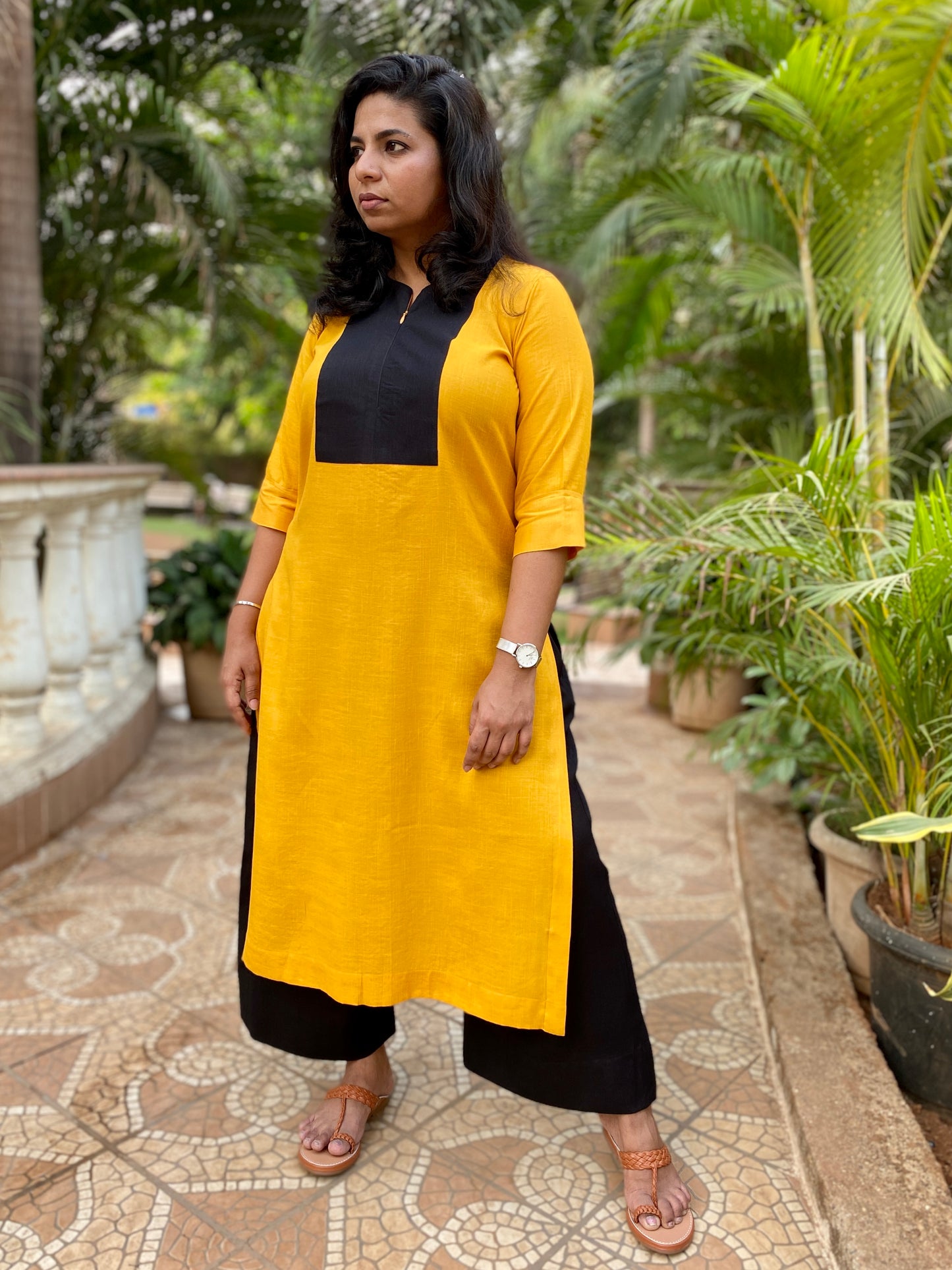 BINDU - ONLY KURTA - YELLOW