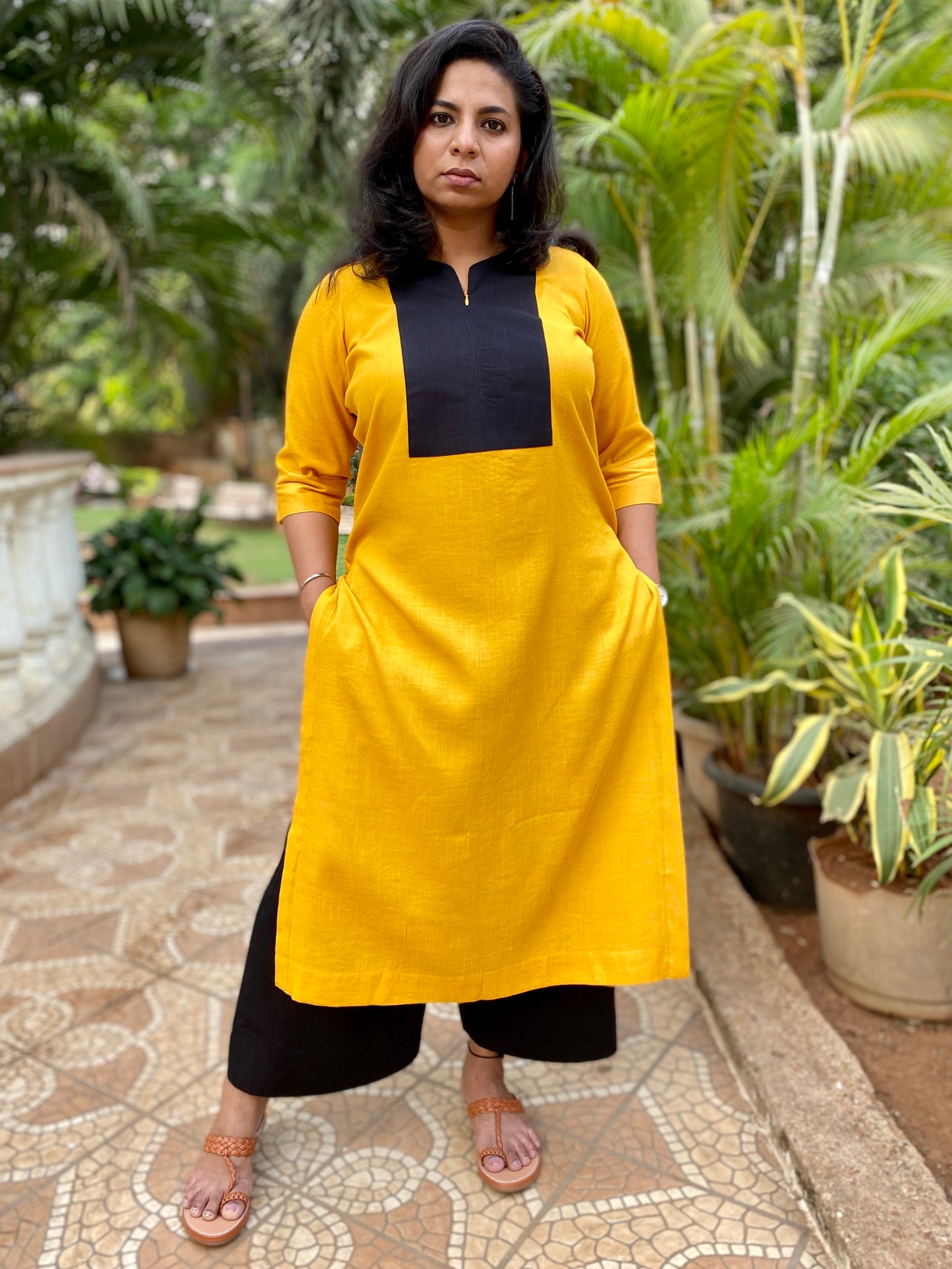 BINDU - ONLY KURTA - YELLOW