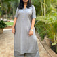 AMMU - KURTA AND PANT SET- GREY