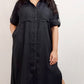 ANYA -  SHIRT DRESS -  BLACK