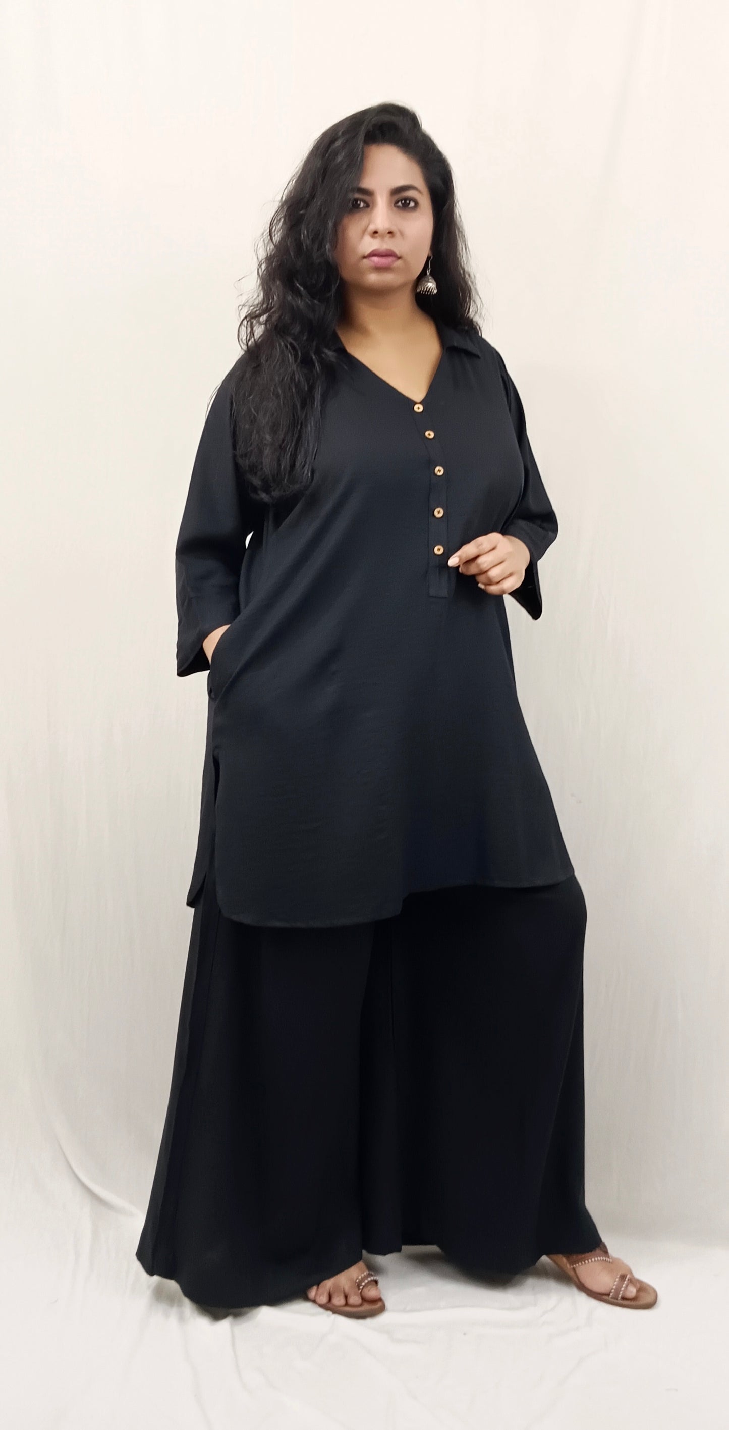 PIHU - CO ORD SET - BLACK