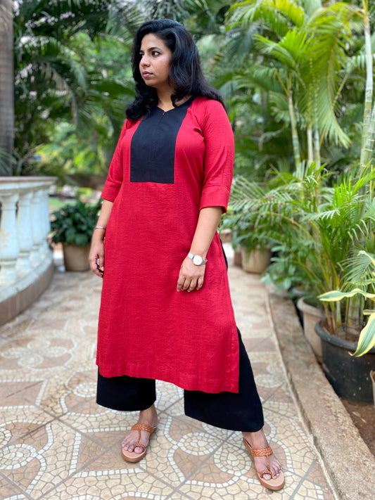 BINDU - ONLY KURTA - MAROON